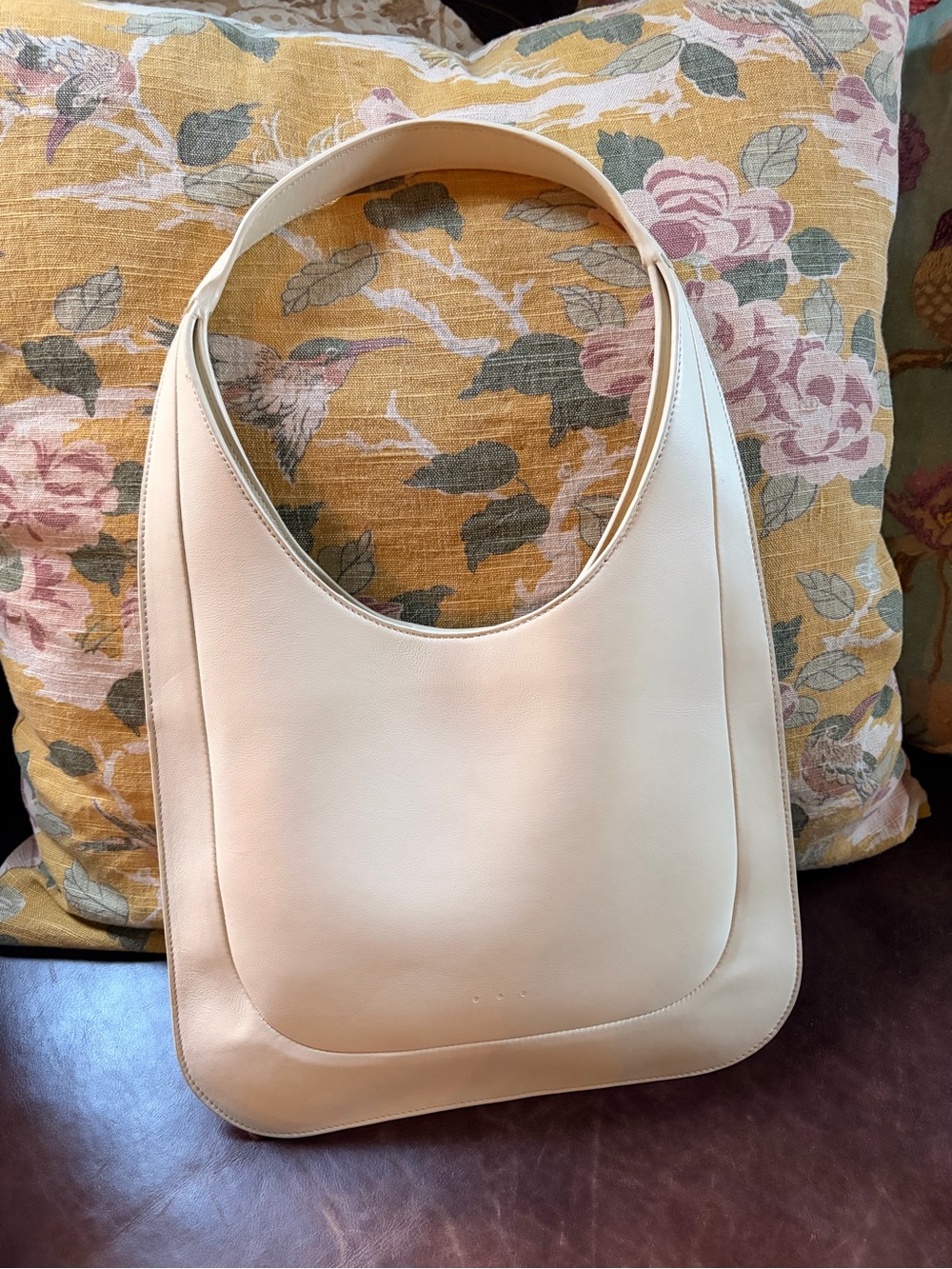 Aesther Ekme midi hobo Minimalist Shoulder Bag in ivory - Picture 7 of 7